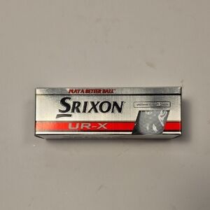 Srixon UR-X Golf Balls 3 Pack Sleeve Urethane Cover Distance Control